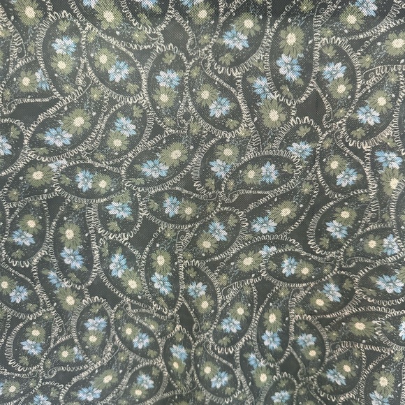 Anthropologie Green Vintage Floral Top- Size Small - Boho - Cottage Core - Picture 4 of 16